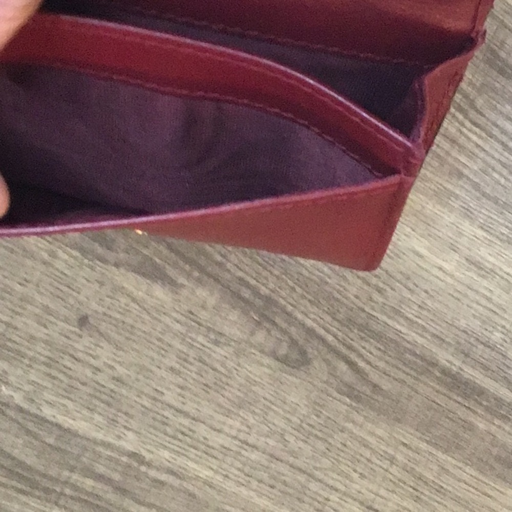 Dior Burgundy Red Card Holder with Box - Picture 9 of 16